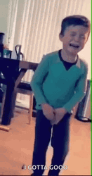 I Gotta Go Crying Boy GIF