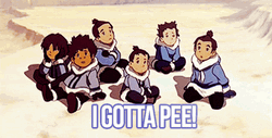 I Gotta Pee Avatar The Last Air Bender GIF