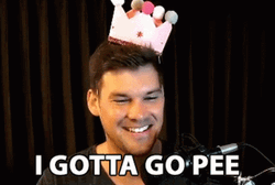I Gotta Pee Christopher Schlau GIF