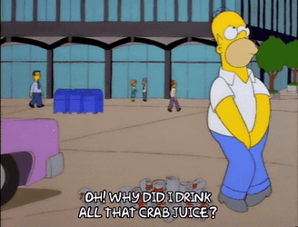 I Gotta Pee Homer Simpson GIF