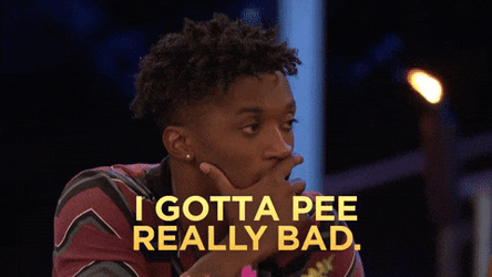 I Gotta Pee Really Bad Paradise Hotel Cast GIF