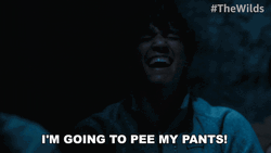 I Gotta Pee The Wilds Rafael Garcia GIF