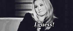 I Guess Kristen Bell GIF