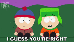 I Guess Stan Marsh And Kyle Broflovski GIF