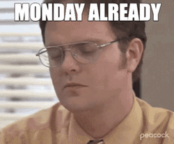 I Hate Monday Meme GIF