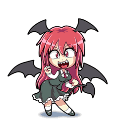 I Hate You Mad Koakuma Touhou Project GIF