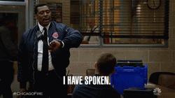 I Have Spoken Chicago Fire Police GIF