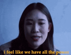 I Have The Power Asian Lady GIF