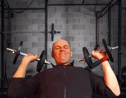 I Have The Power Dumbbell Lift Workout GIF