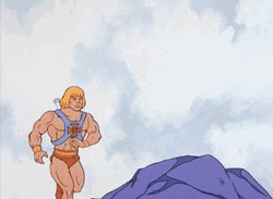 I Have The Power HeMan Hanging GIF