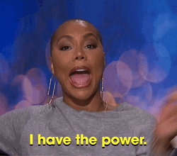 I Have The Power Sassy Bald Lady GIF