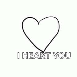 I Heart You Animated Love GIF