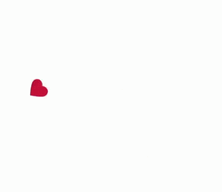 I Heart You Animated Text GIF