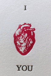 I Heart You Realistic Animated Drawing Beating GIF