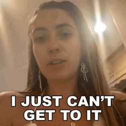 I Just Cant Get To It Girl Meme GIF
