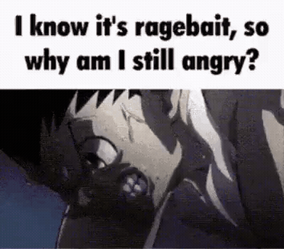 I Know It's Ragebait So Why Am I Still Angry GIF