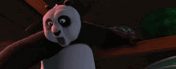 I Know Kung Fu Po Eating GIF