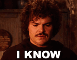 I Know Serious Stare Nacho Eyebrows GIF