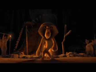I Like To Move It Move It Animated Lion GIF