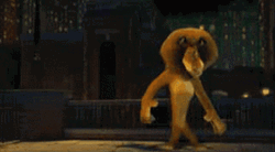 I Like To Move It Move It Lion Swaying Its Hips GIF