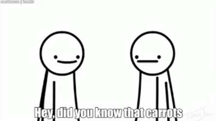 I Like Trains Carrots Struck Eyes GIF