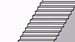 I Like Trains Rolling Up Stairs GIF