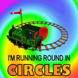 I Like Trains Running In Circles GIF