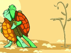 I Like Turtles Dancing Hugging GIF