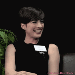 I Like You Anne Hathaway Smile GIF