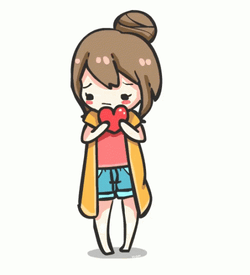 I Like You Shy Girl Heart GIF