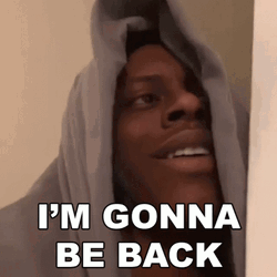 I'll Be Back I Promise GIF