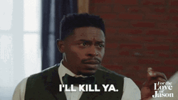 I'll Kill You Black Man Threatening GIF