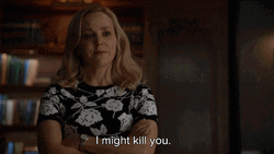 I'll Kill You Sassy Lady Warns GIF