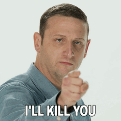 I'll Kill You Tim Robinson Threat GIF