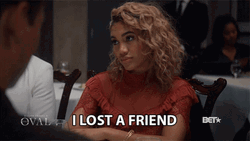 I Lost A Friend Gayle Franklin The Oval GIF