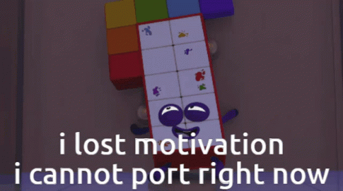 I Lost Motivation Cannot Port Right Now GIF