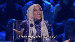 I Lost My Voice Already Laurieann Gibson GIF