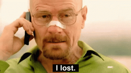 I Lost Walter White Breaking Bad GIF