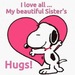 I Love All My Beautiful Sisters Hugs GIF