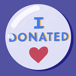 I Love Giving Donation Text GIF