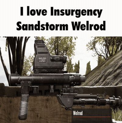 Amo Insurgent Sandstorm Póster Welrod GIF