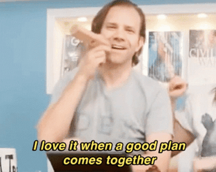 I Love It When A Plan Comes Together Cocky Youtuber GIF