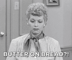 I Love Lucy Butter On Bread GIF