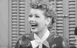 I Love Lucy Laughing Then Crying GIF