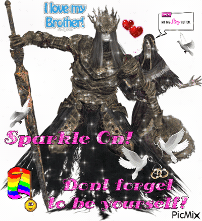 I Love My Brother Greeting Card GIF
