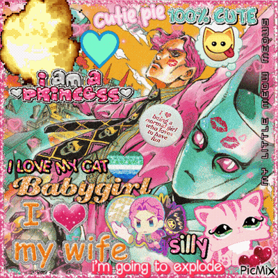 I Love My Cat Babygirl And Wife GIF