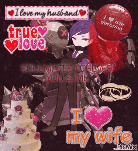I Love My Husband And True Love Soulmates Forever You & Me GIF