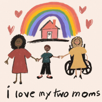 I Love My Two Moms GIF