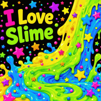 I Love Slime Poster GIF