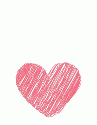 I Love U Pink Heart Muchies GIF